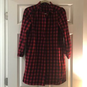 Madewell flannel dress